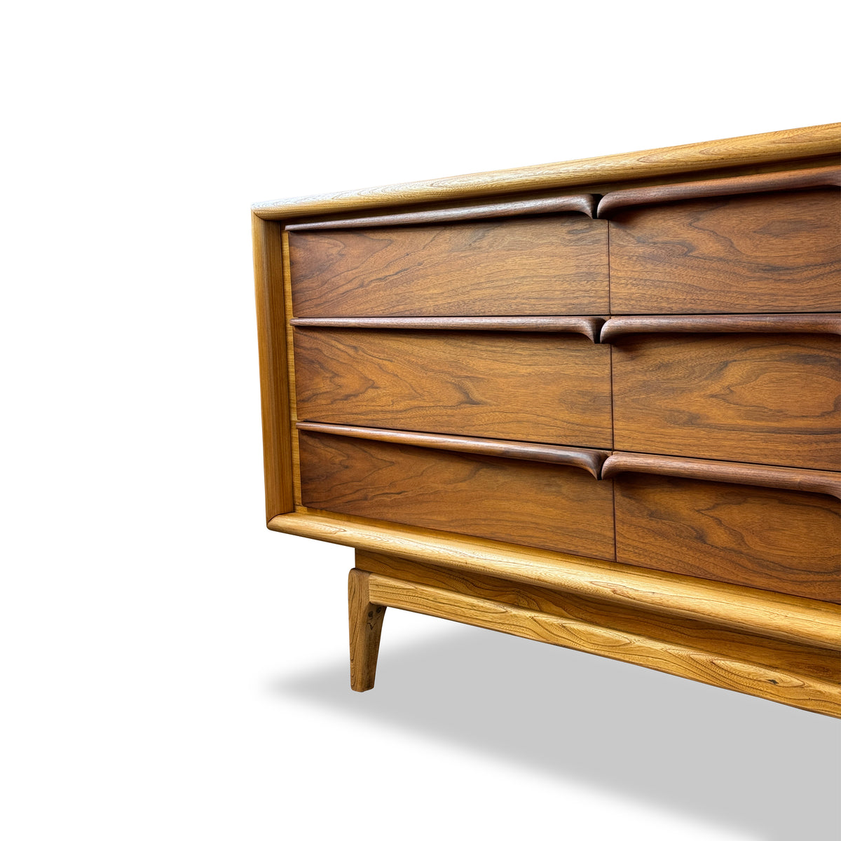 Walnut and Ash Dresser by United Furniture
