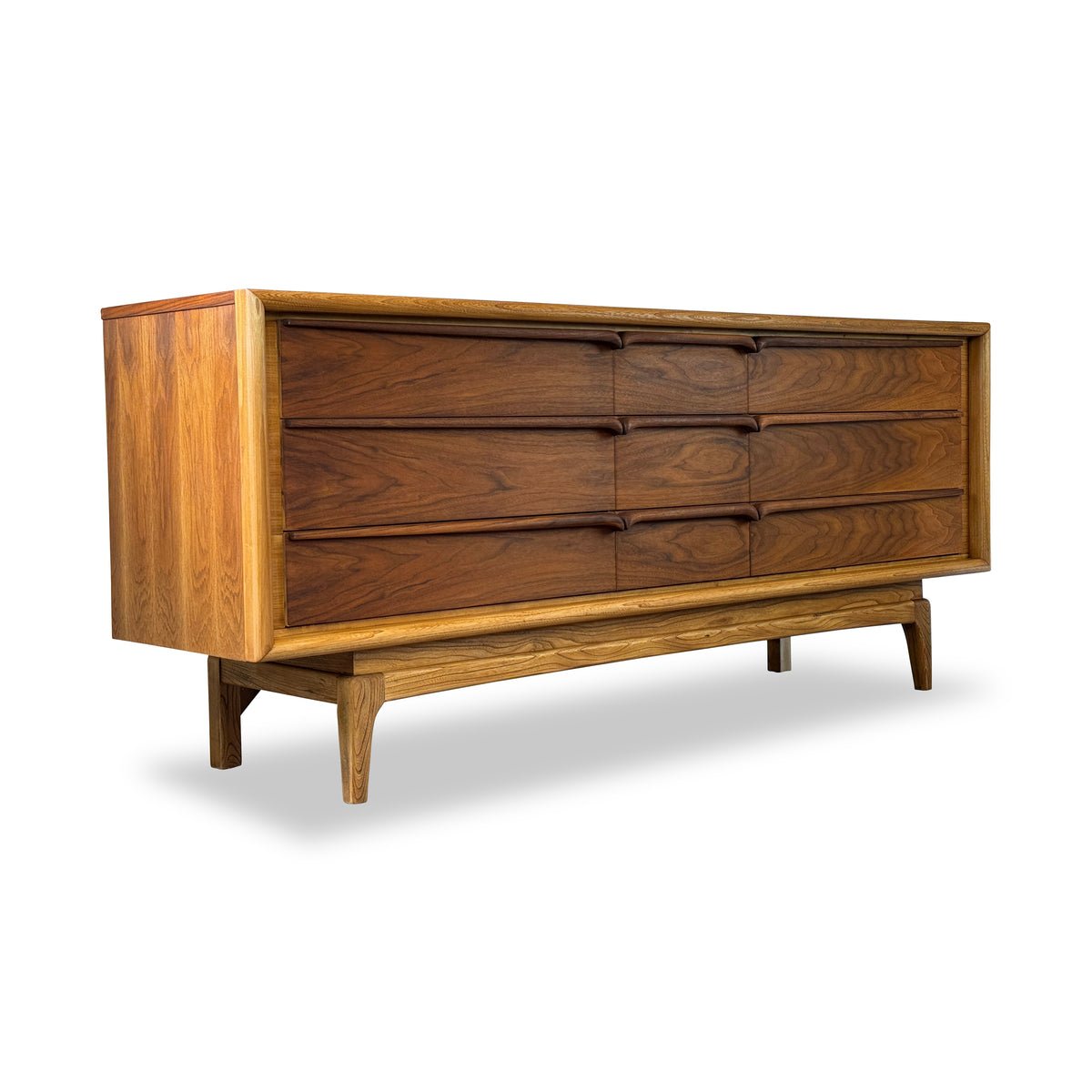 Walnut and Ash Dresser by United Furniture