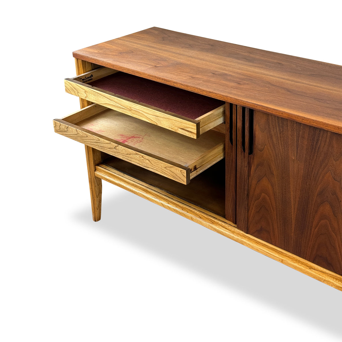 Walnut and Ash Sideboard by Deilcraft