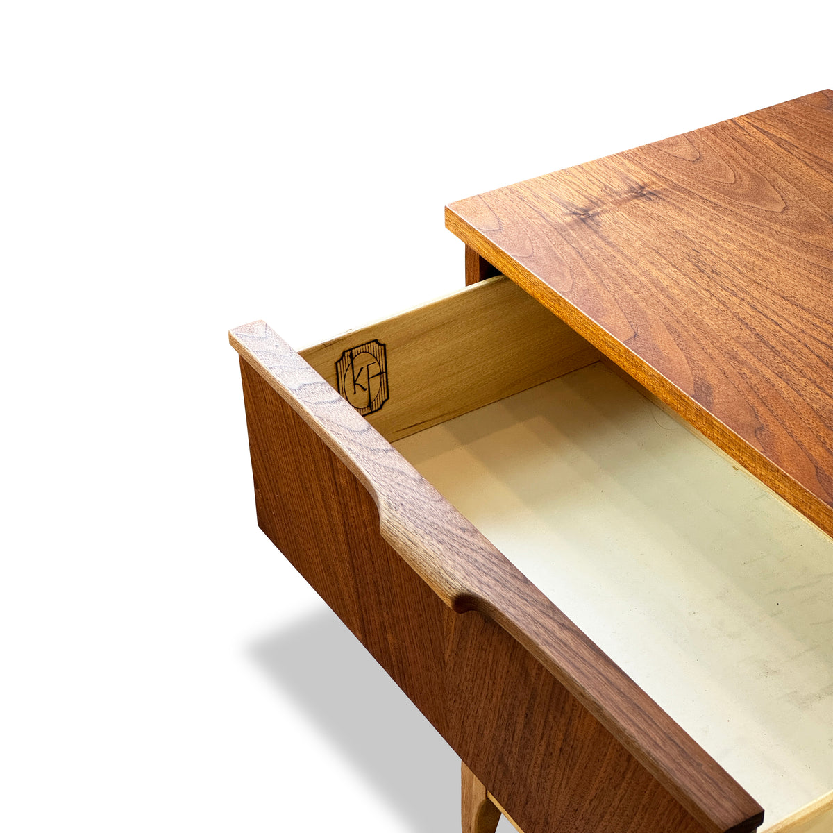 Walnut Nightstands by Kaufman