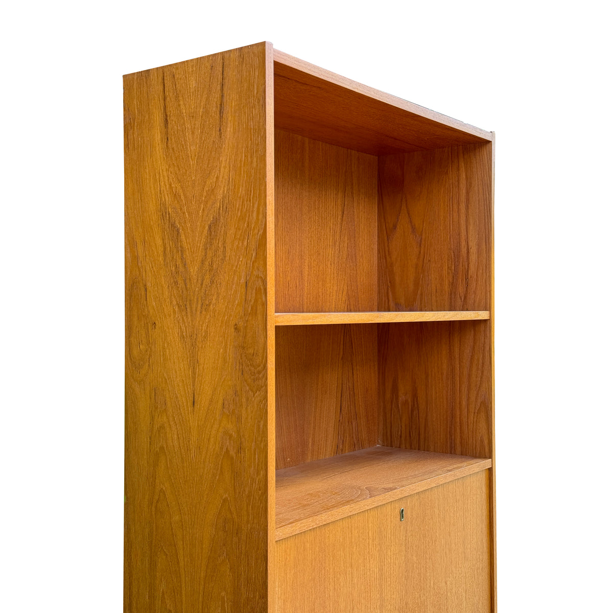 Teak Bookcase Cabinet