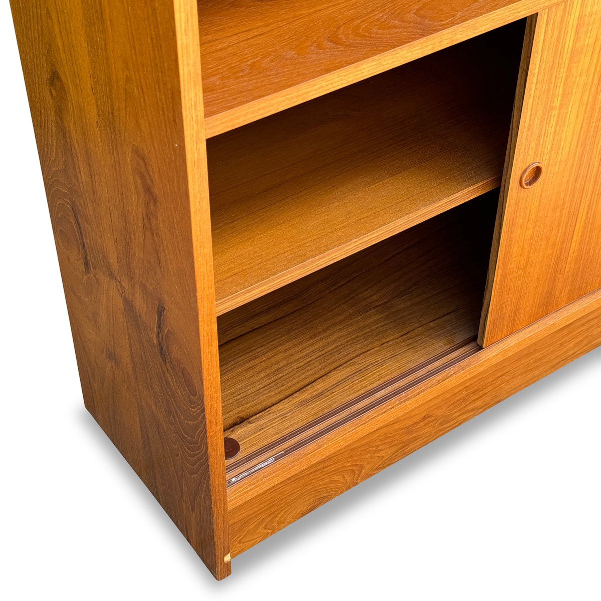 Teak Bookcase Cabinet