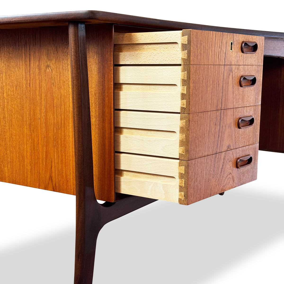 Teak Desk by Svend A Madsen