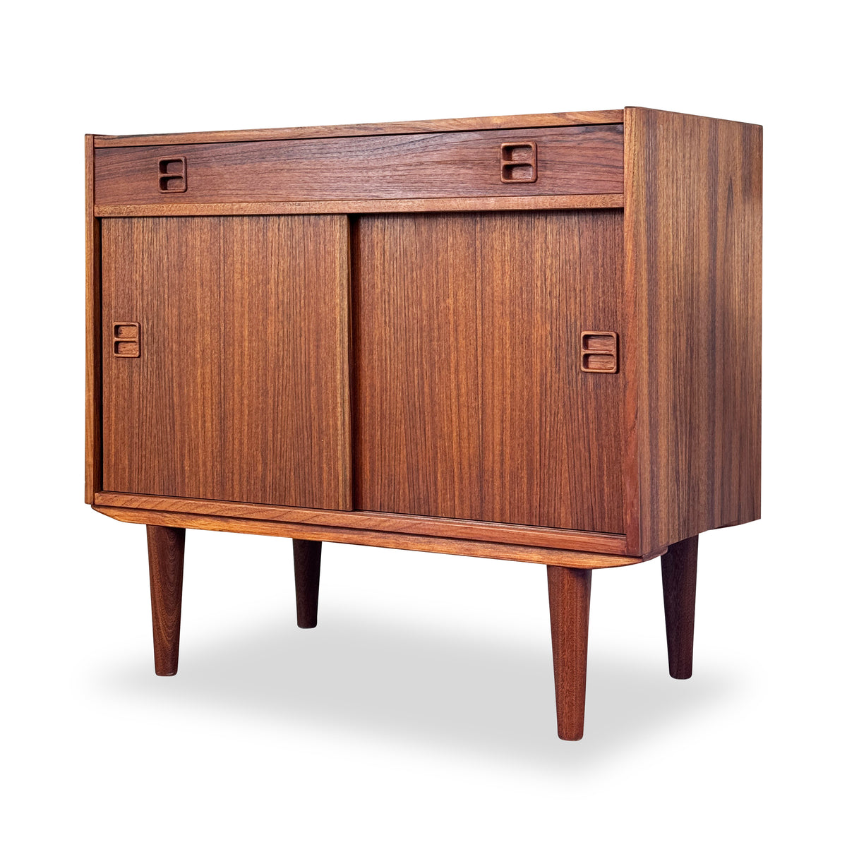 Compact Teak Sideboard