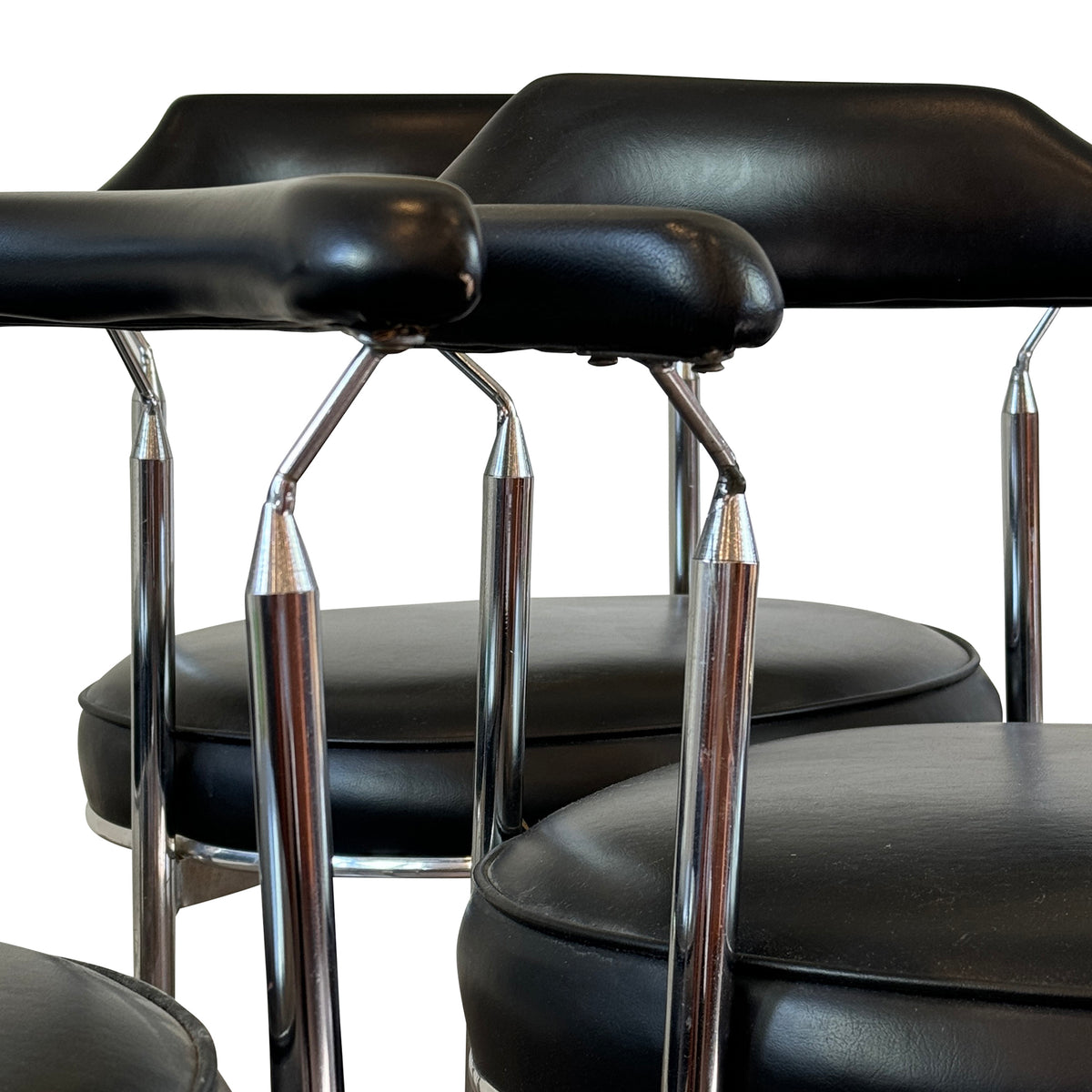 Vintage Chrome Dining Chairs