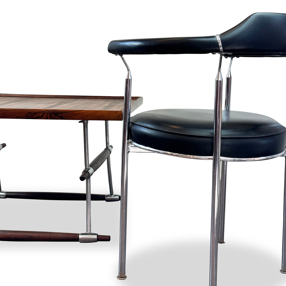 Vintage Chrome Dining Chairs