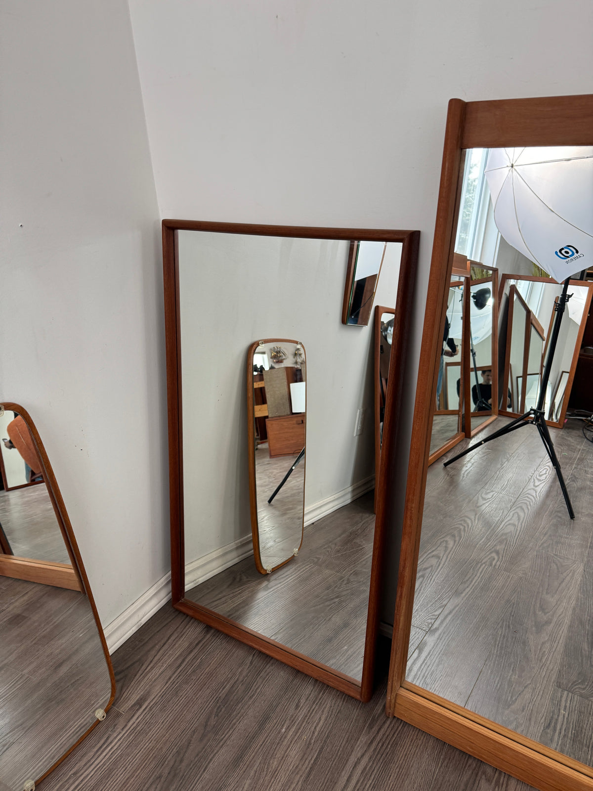 Teak Mirror #1229
