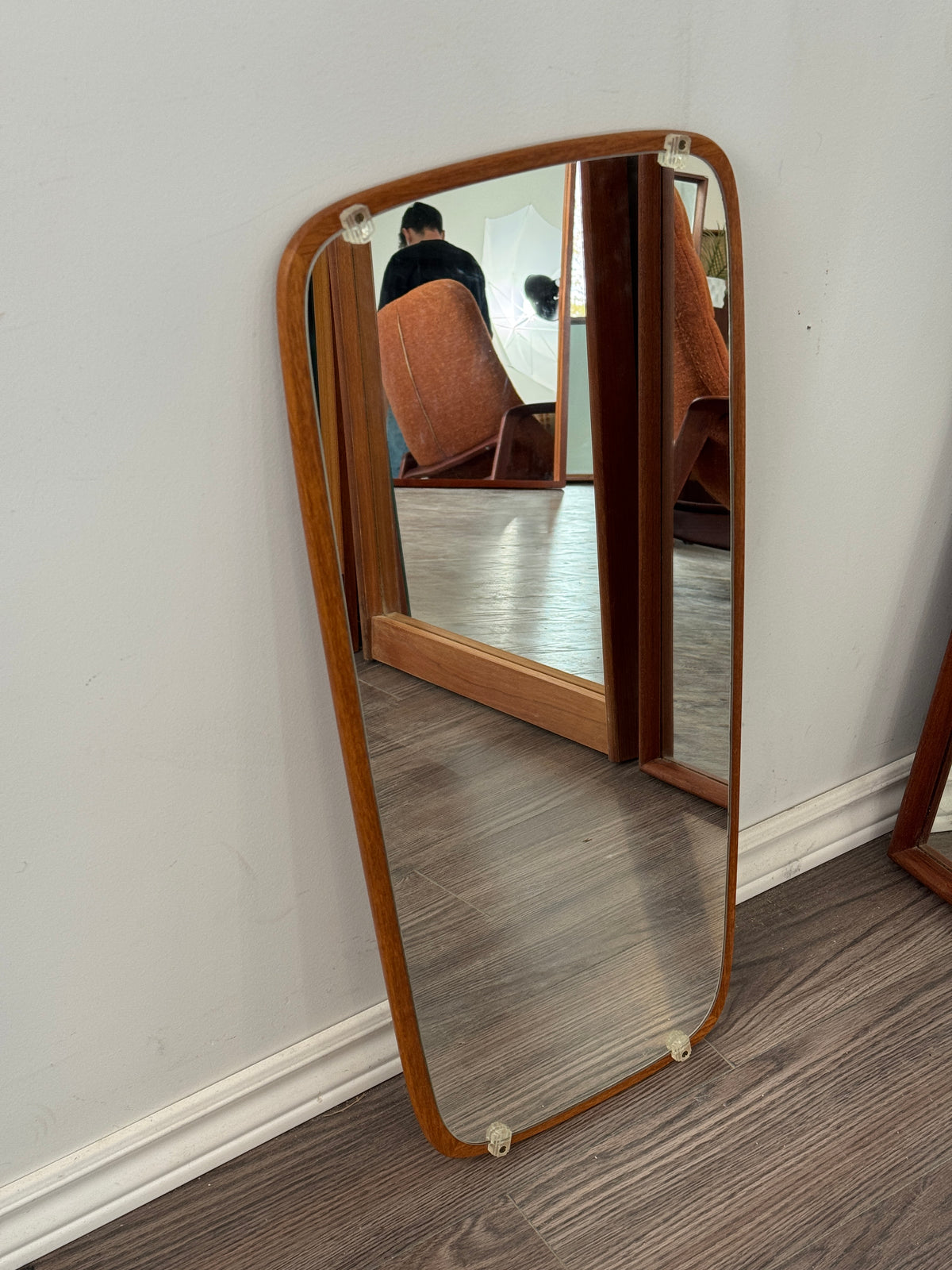 Teak Mirror #1230
