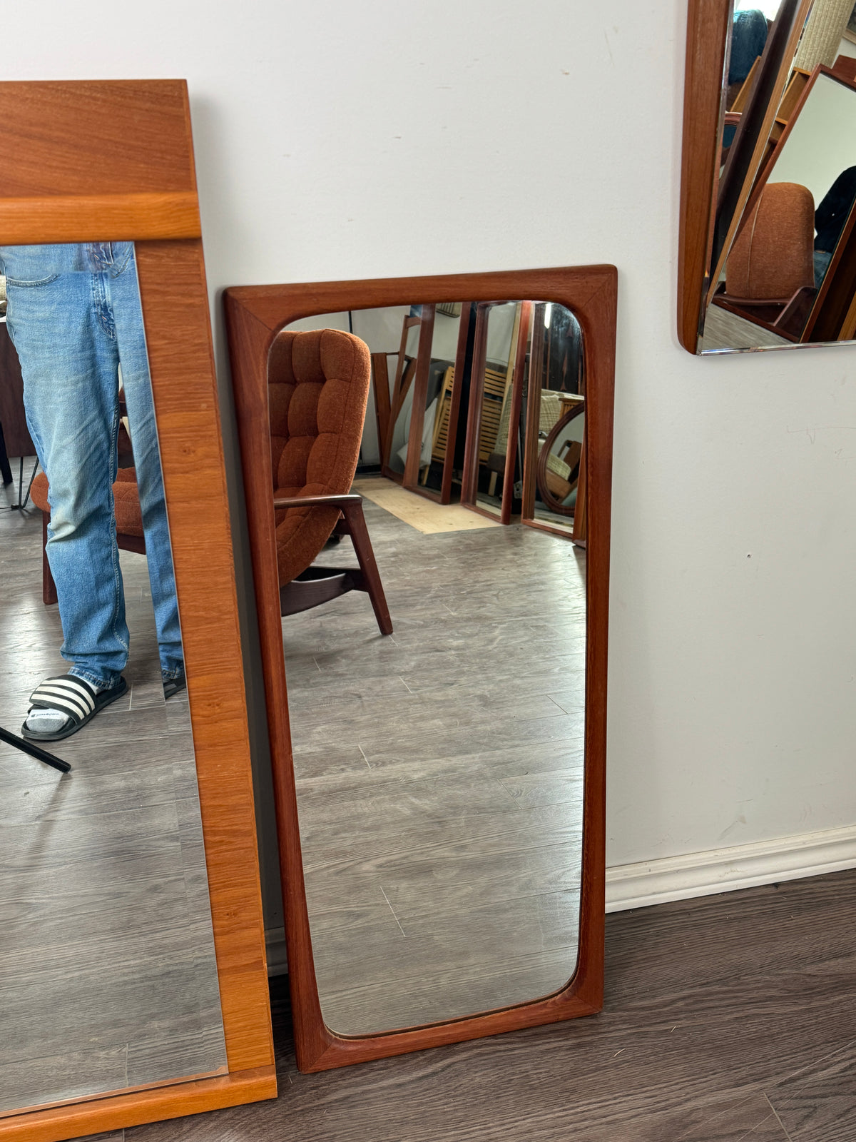 Teak Mirror #1232