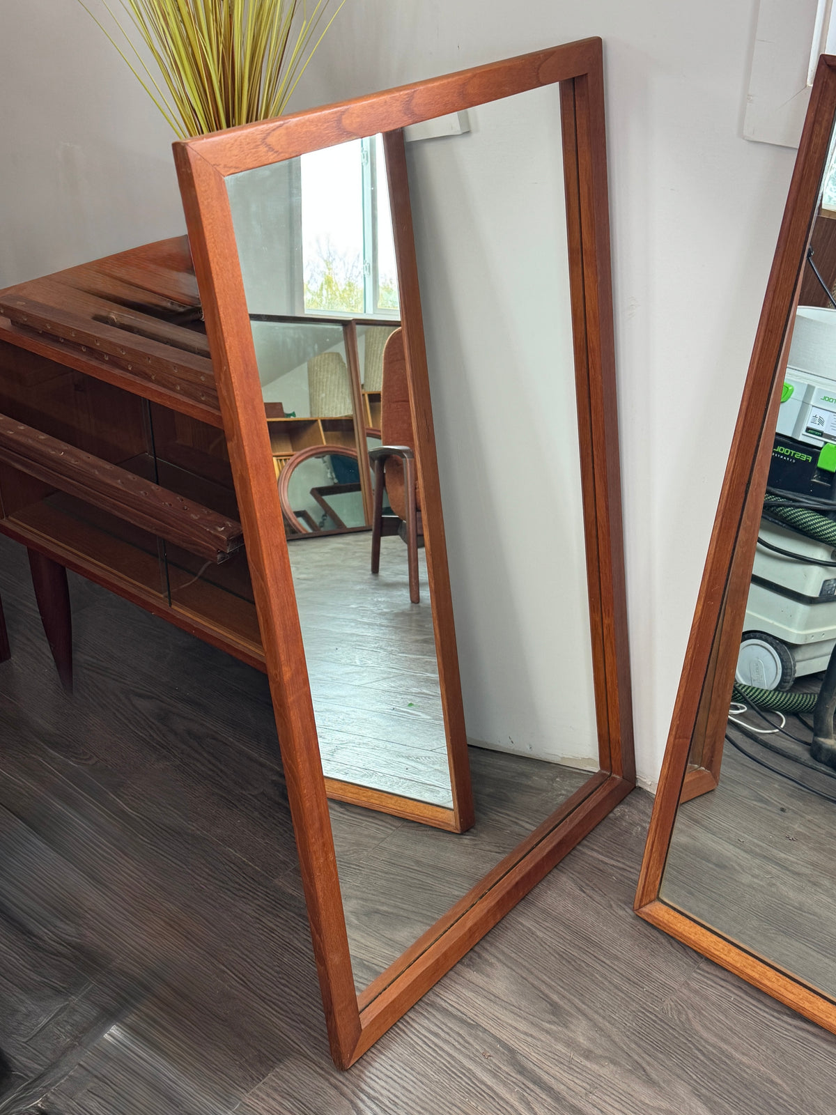 Teak Mirror #1235