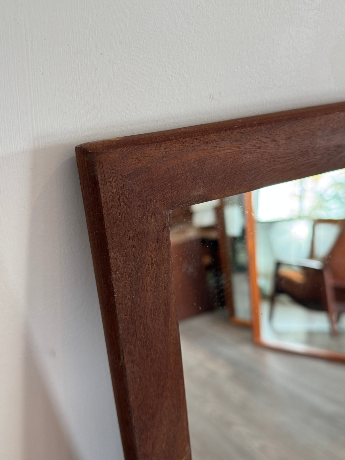 Dark Teak Mirror #1226