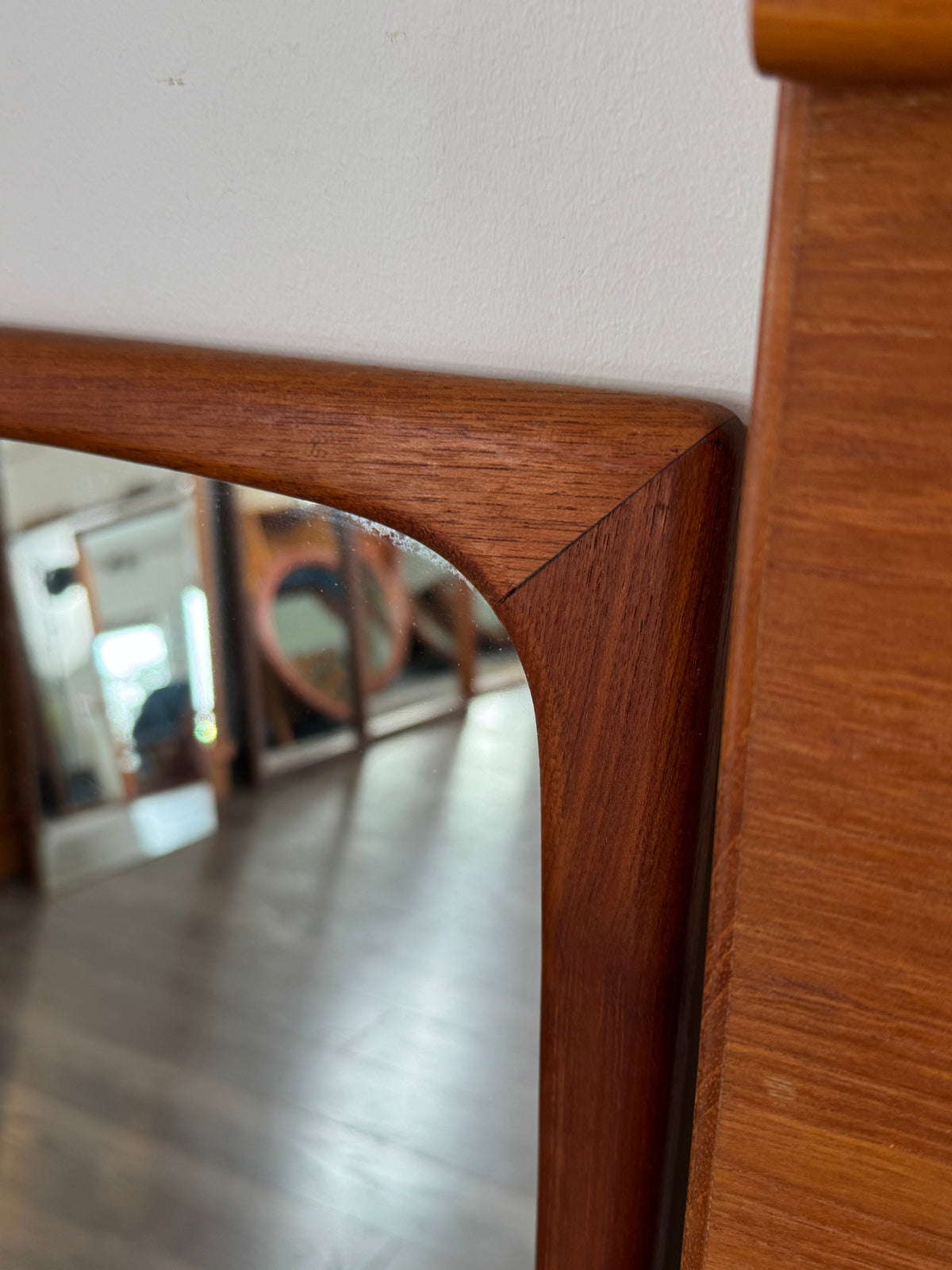 Teak Mirror #1232