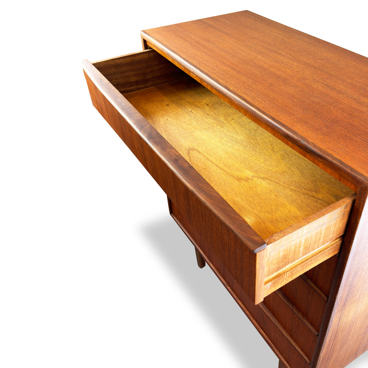 Mid Century Teak Highboy Dresser