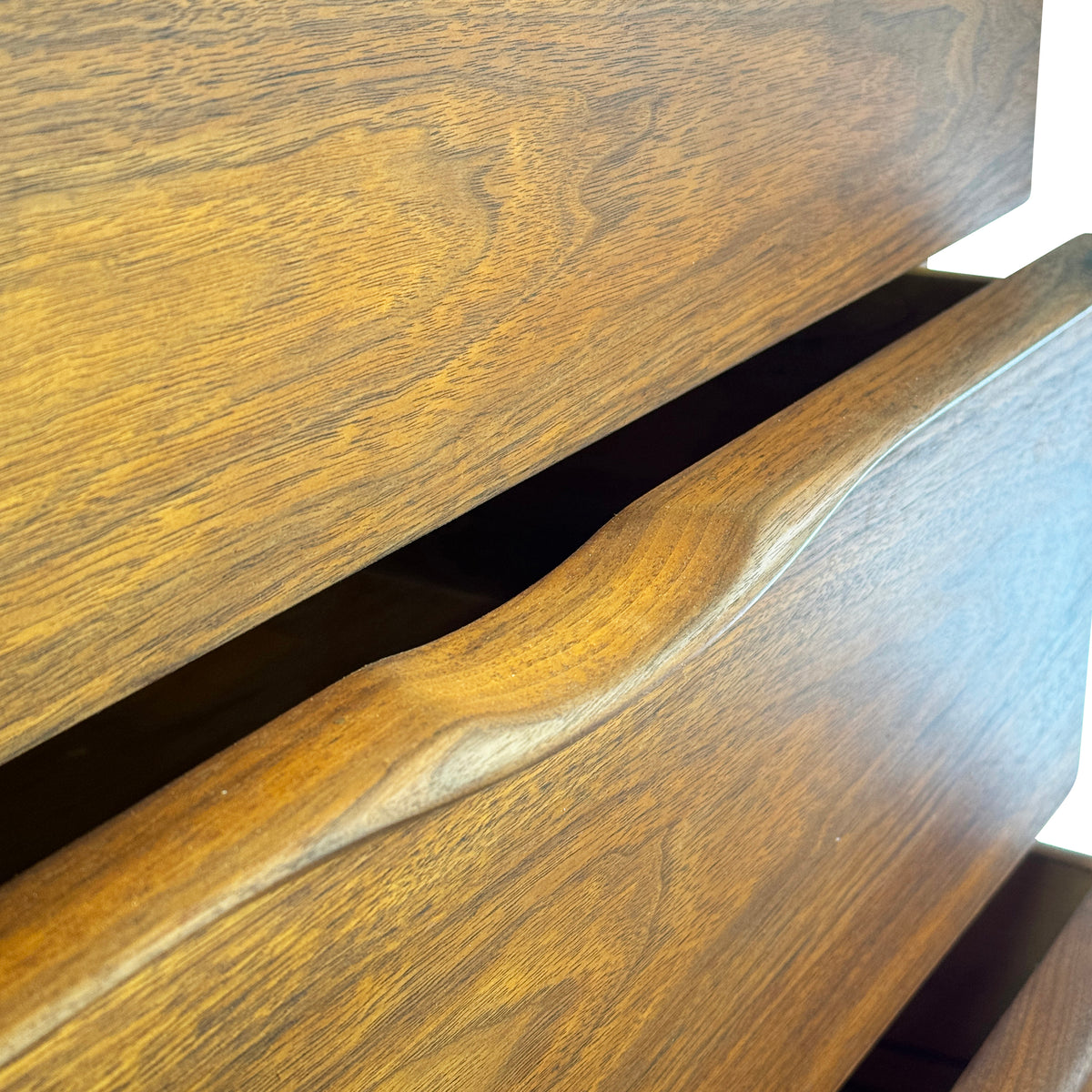 Walnut Four Drawer Highboy