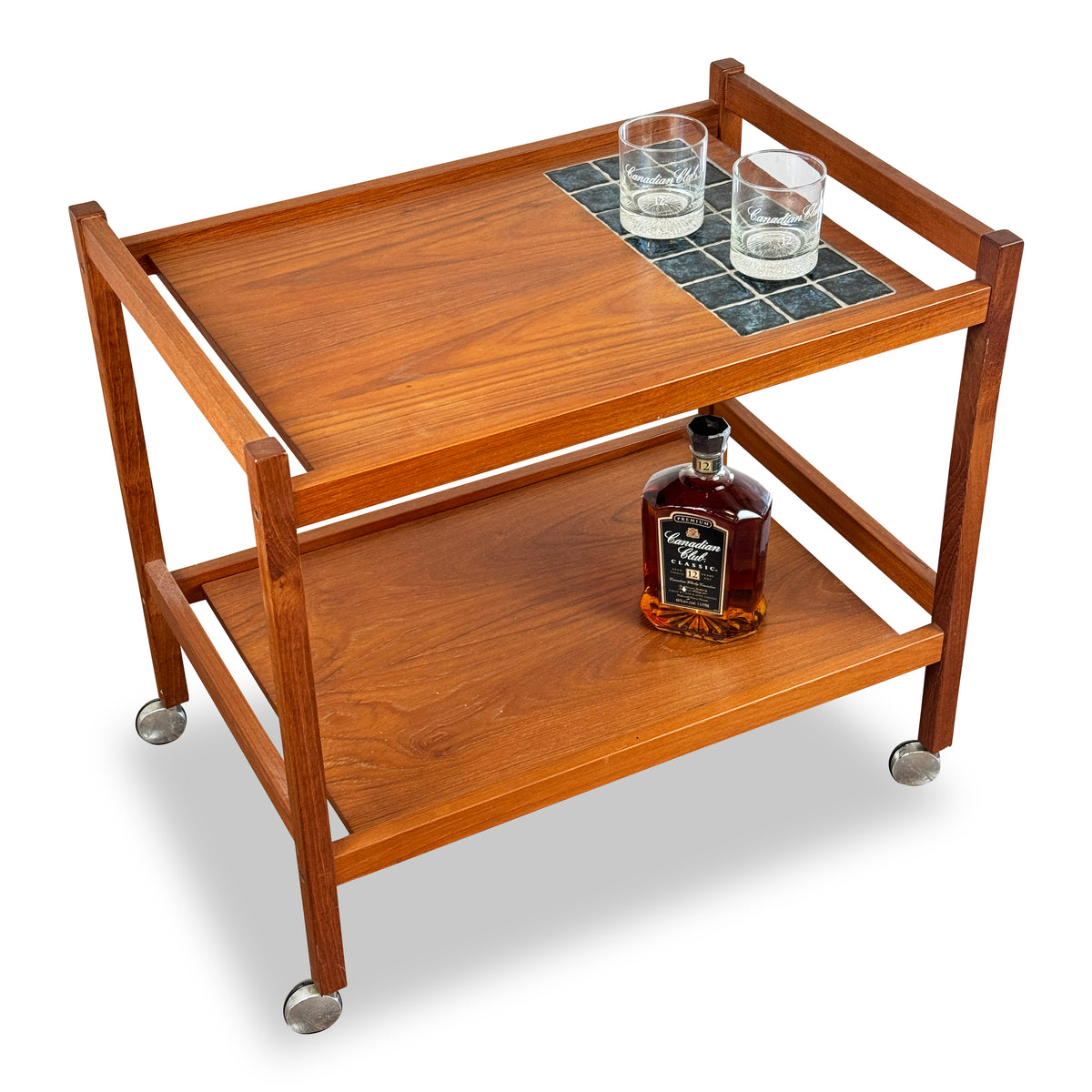 Teak Bar Cart