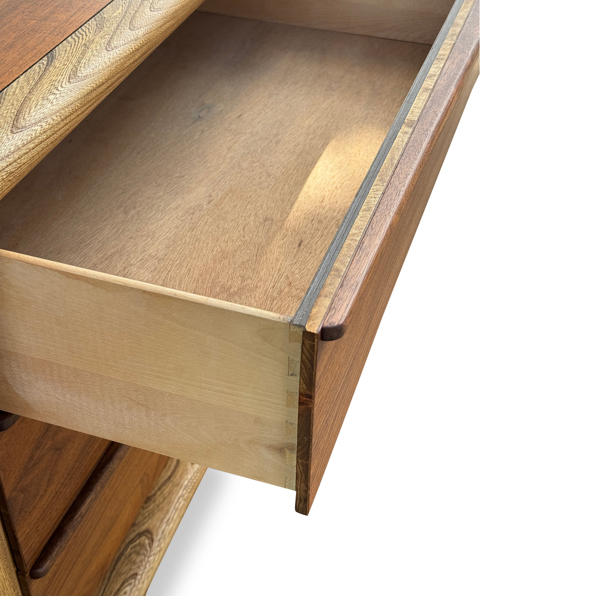 Walnut and Ash Dresser by United Furniture