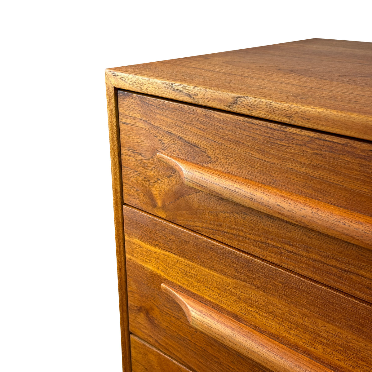Teak Highboy Dresser