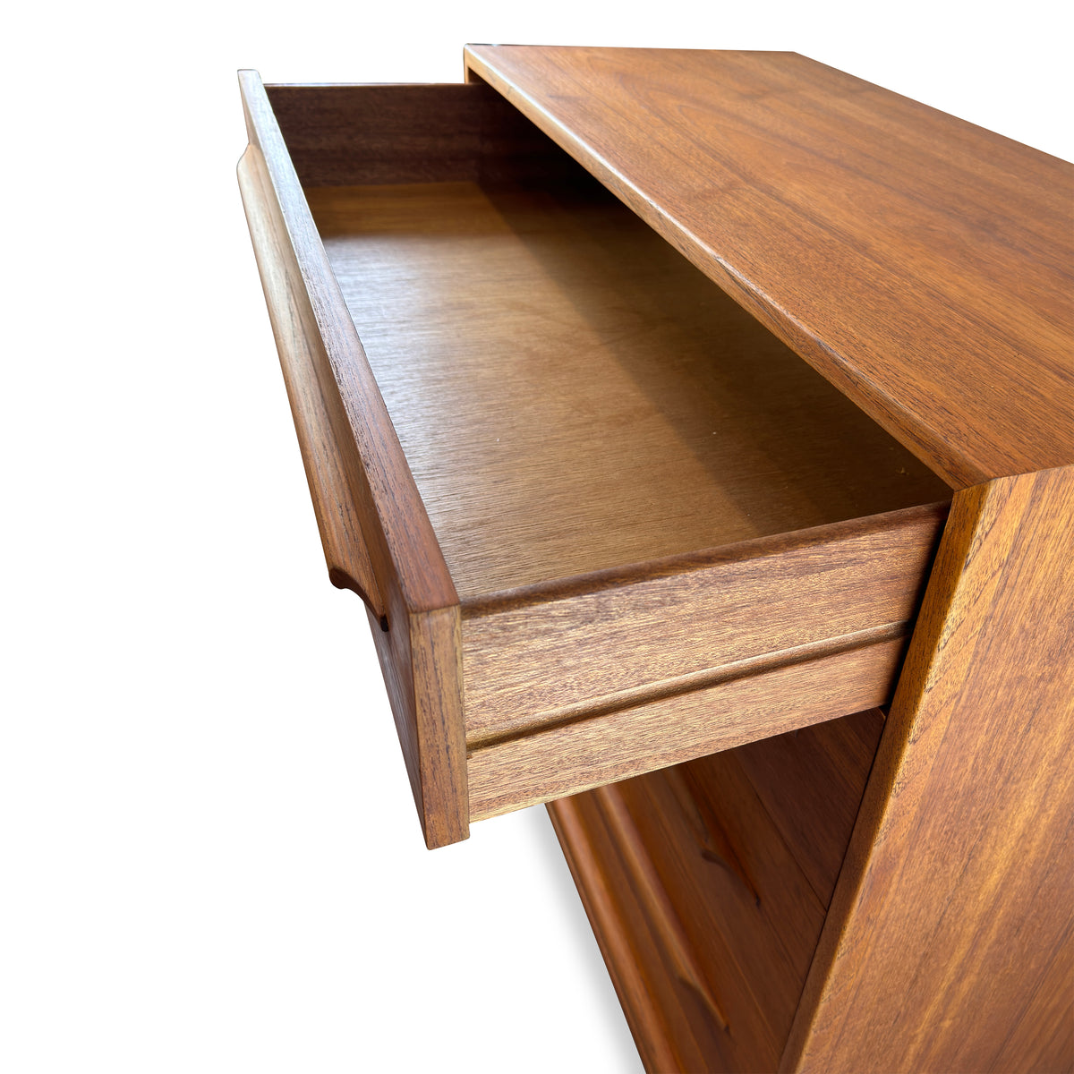 Teak Highboy Dresser