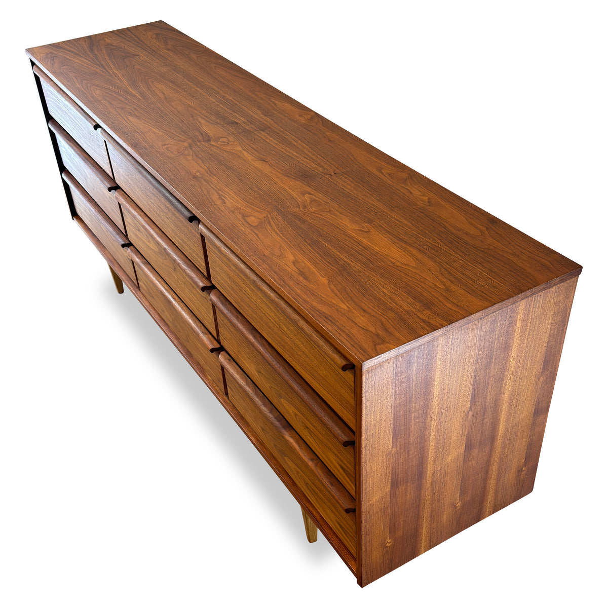 Mid Century Walnut Dresser by HPL