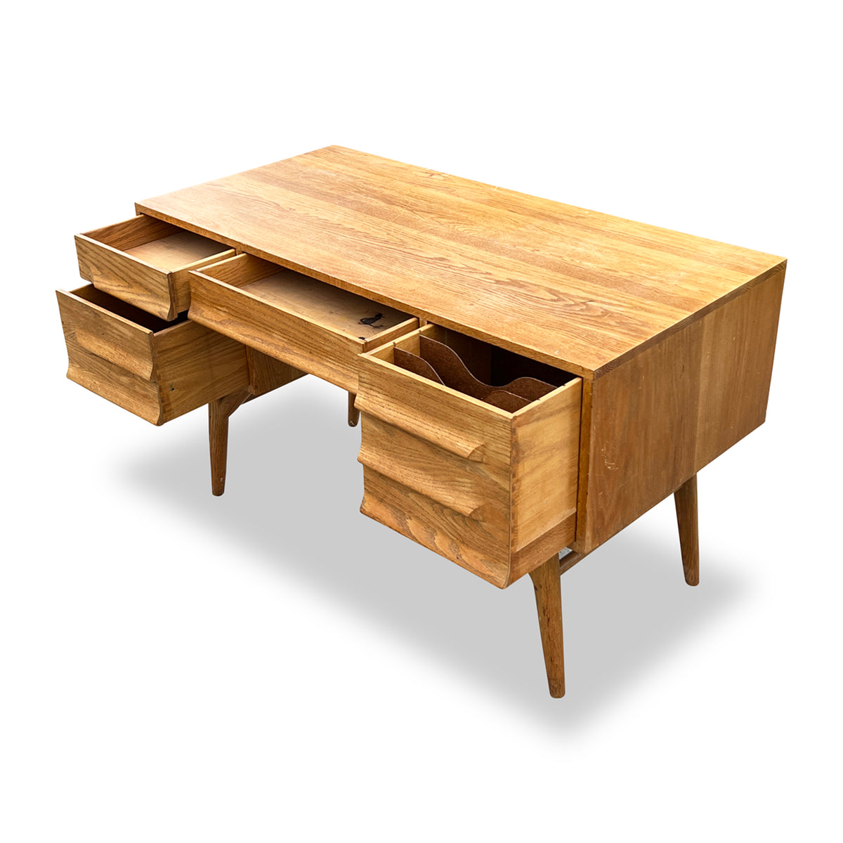 Oak Desk by Jack Van Der Molen