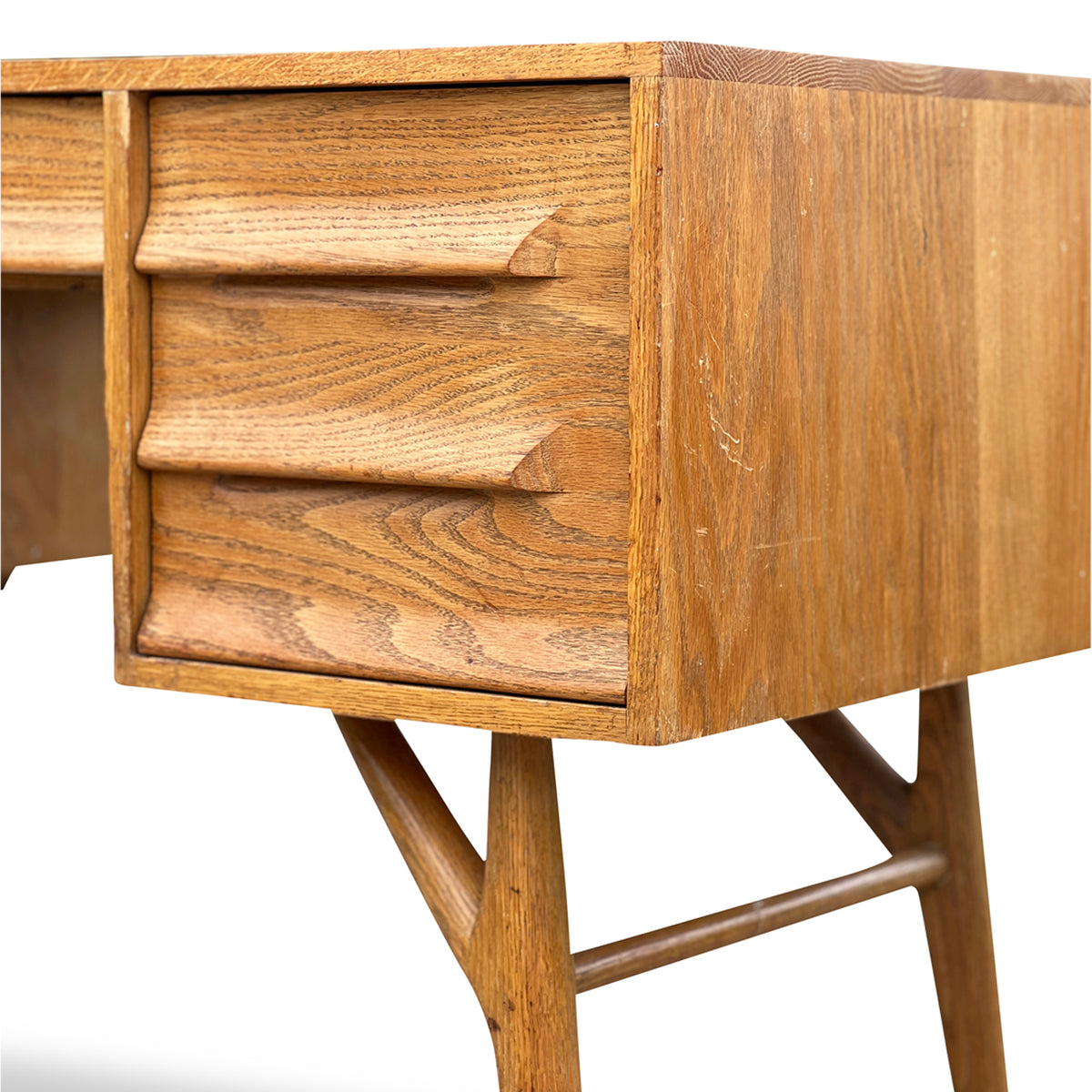 Oak Desk by Jack Van Der Molen