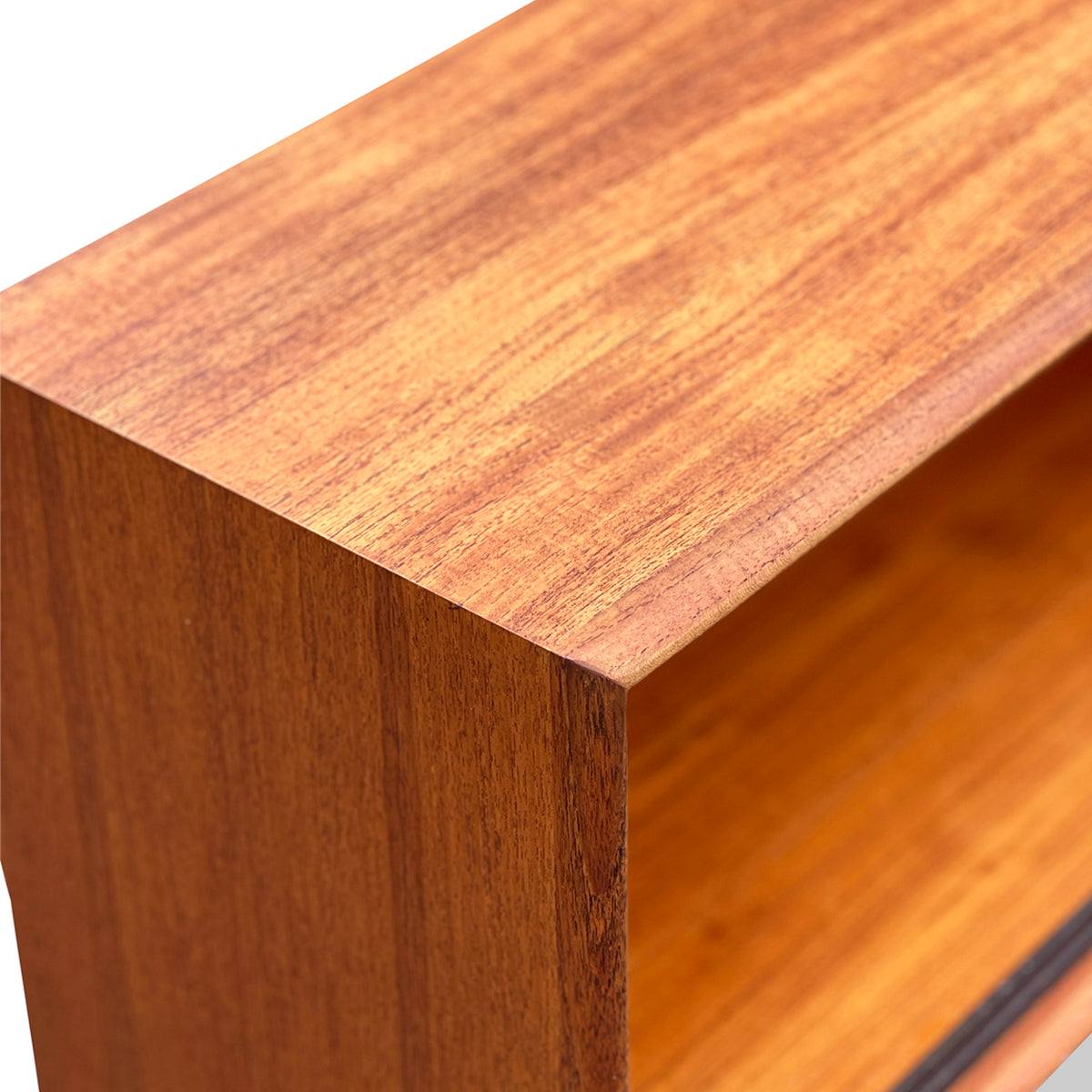 Teak Low Bookcase