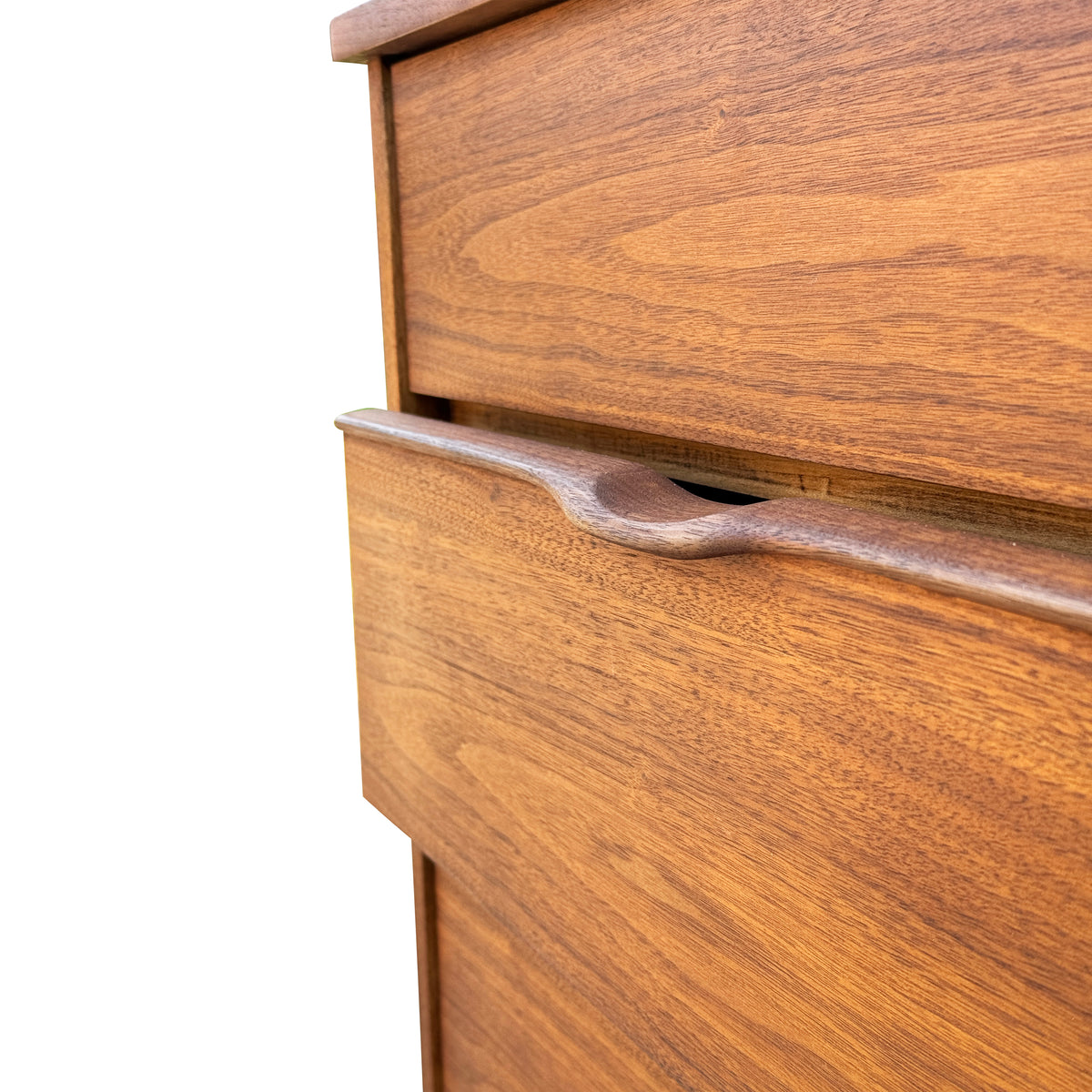Walnut Six Drawer Dresser by Peppler