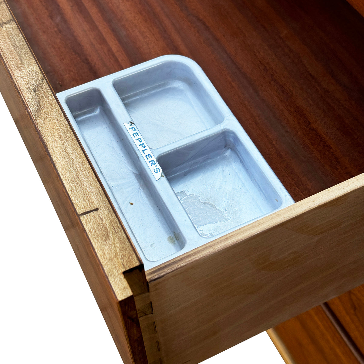 Walnut Six Drawer Dresser by Peppler