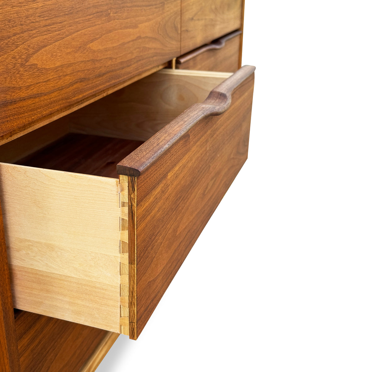 Walnut Six Drawer Dresser by Peppler