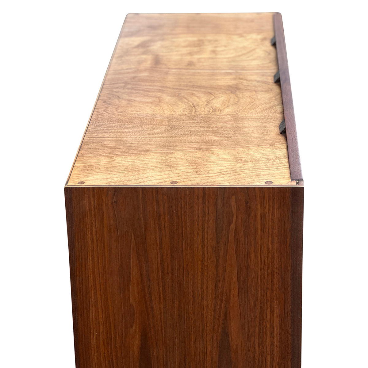 Walnut and Ash Bookcase