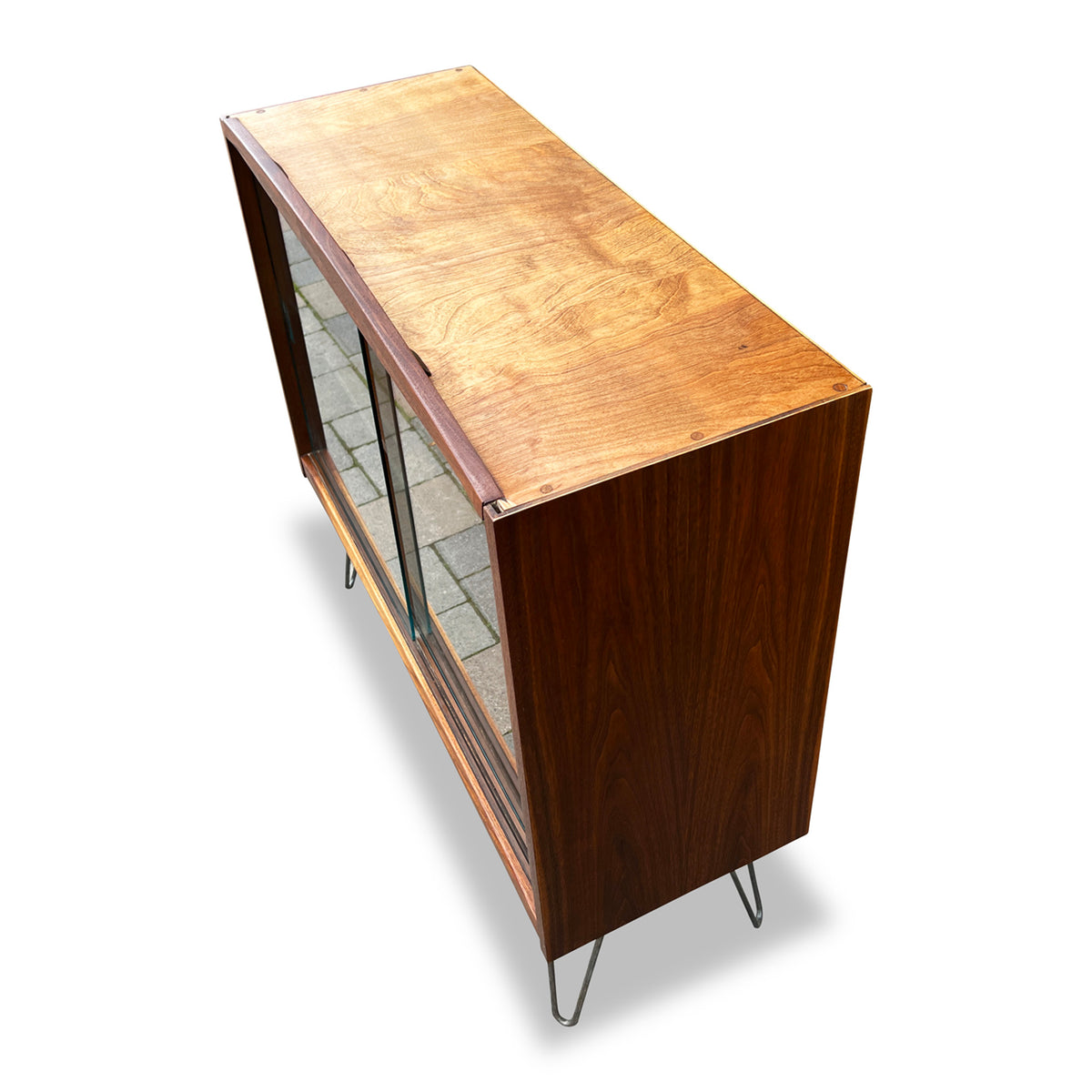 Walnut and Ash Bookcase