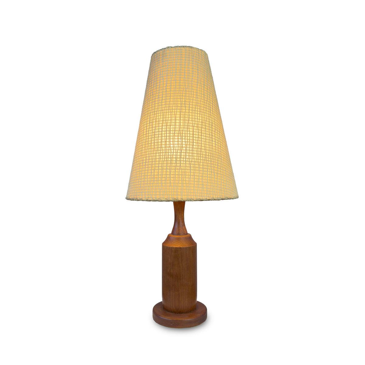 Teak Table Lamp
