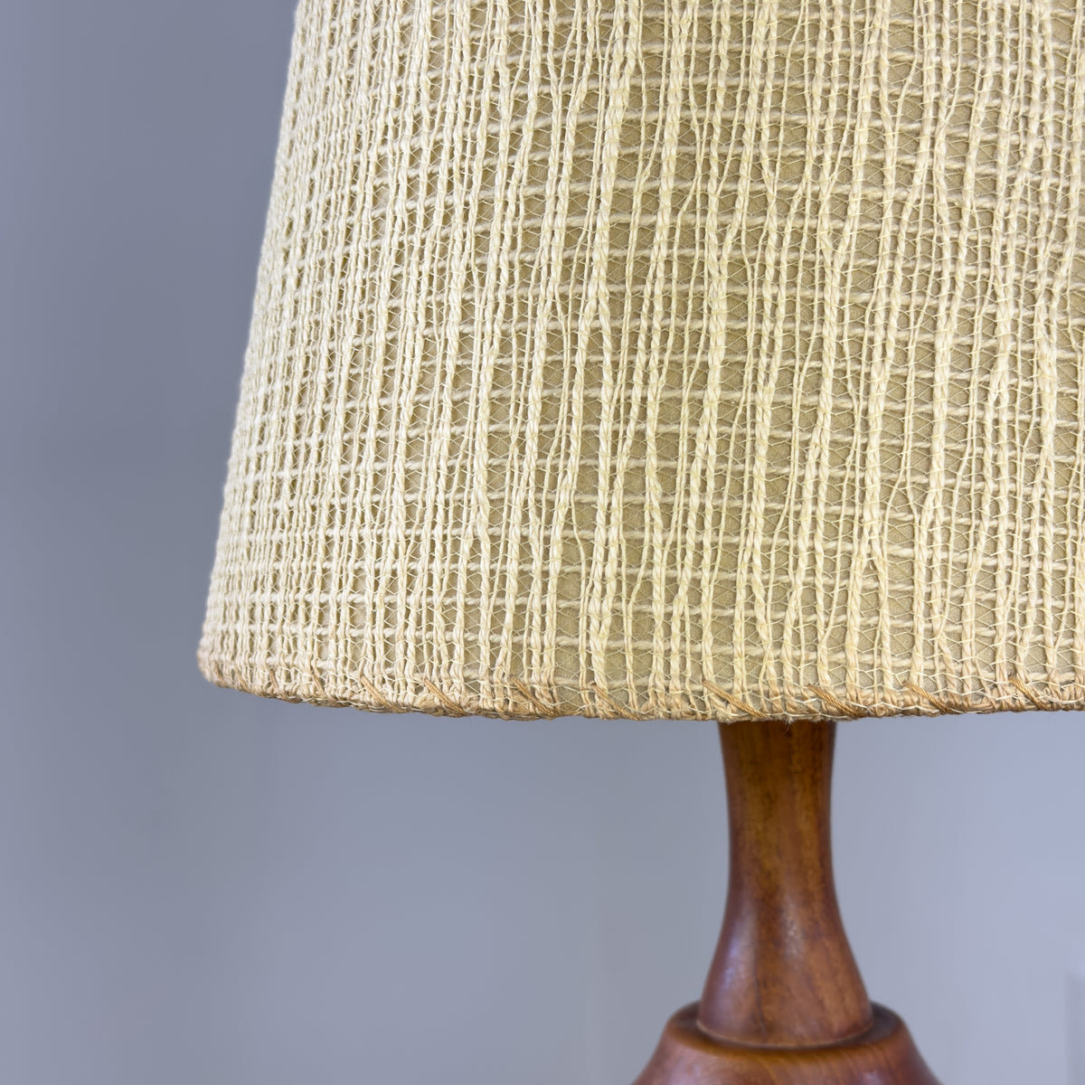 Teak Table Lamp