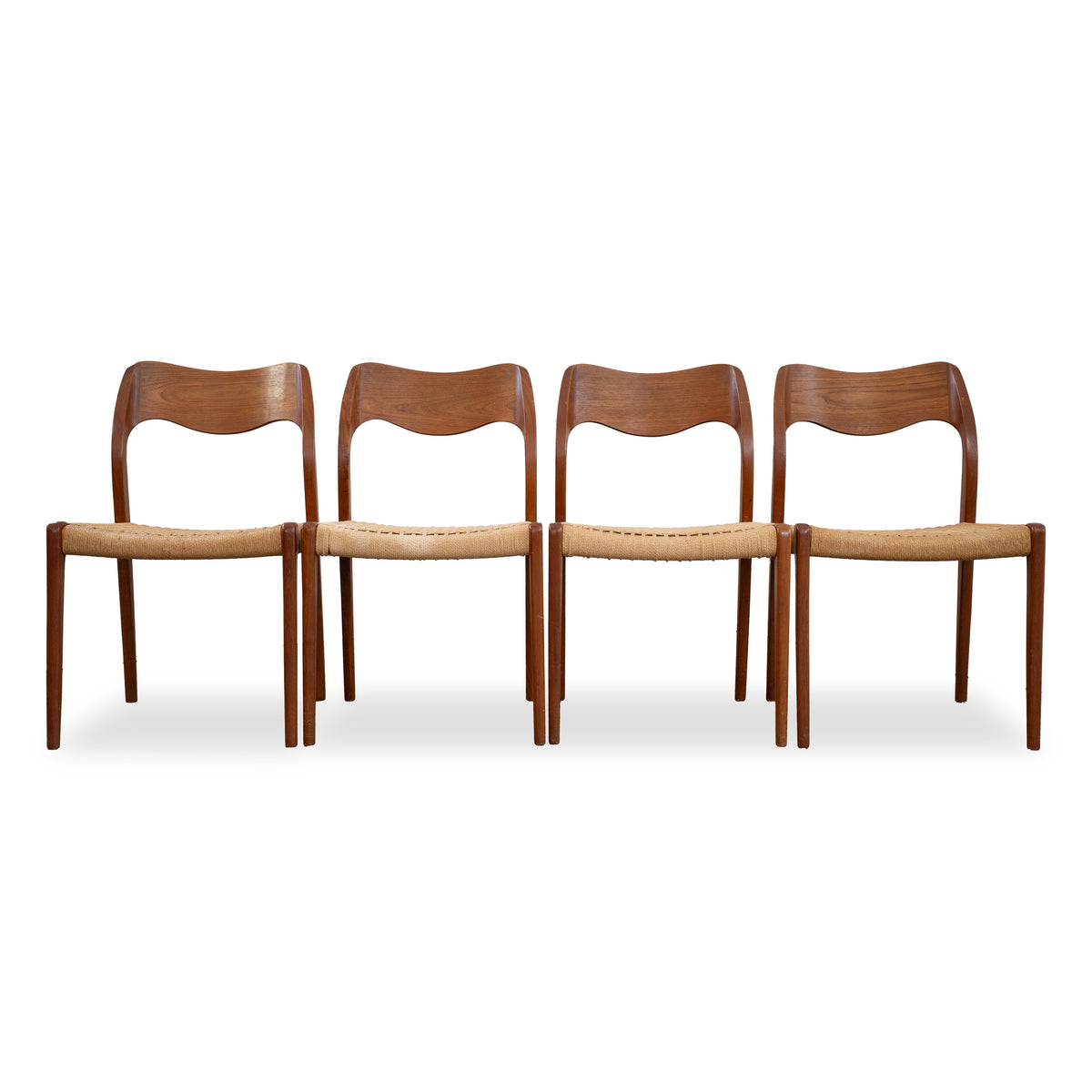 Moller Model 71 Teak Dining Chairs