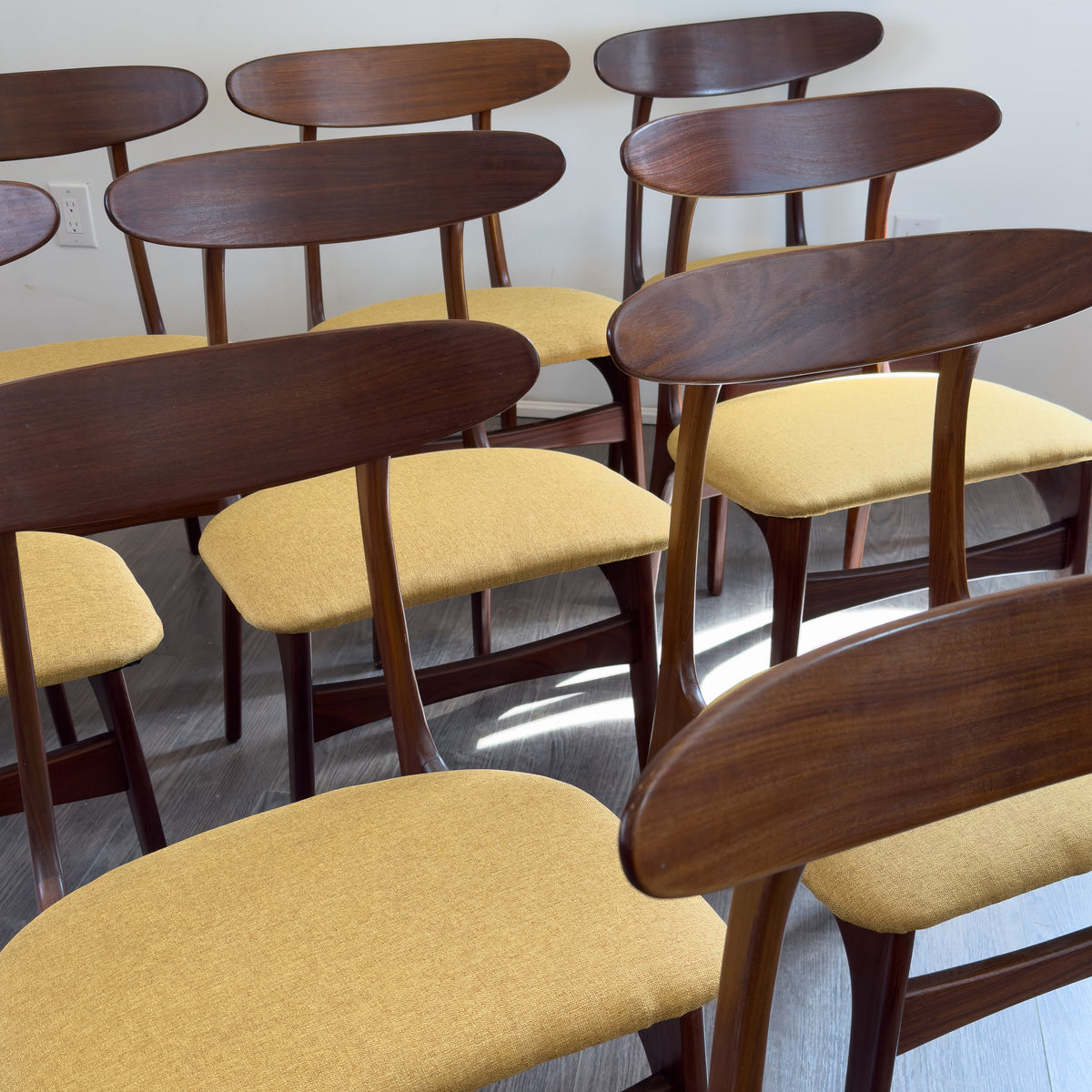 R Huber Teak Dining Chairs