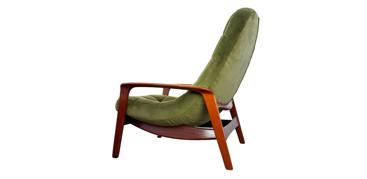 R. Huber Scoop Chair and Ottoman
