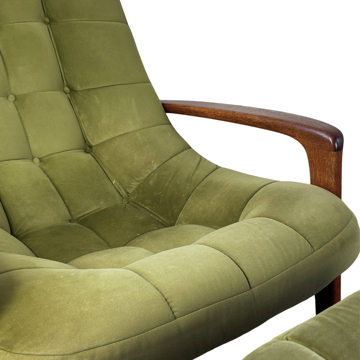 R. Huber Scoop Chair and Ottoman