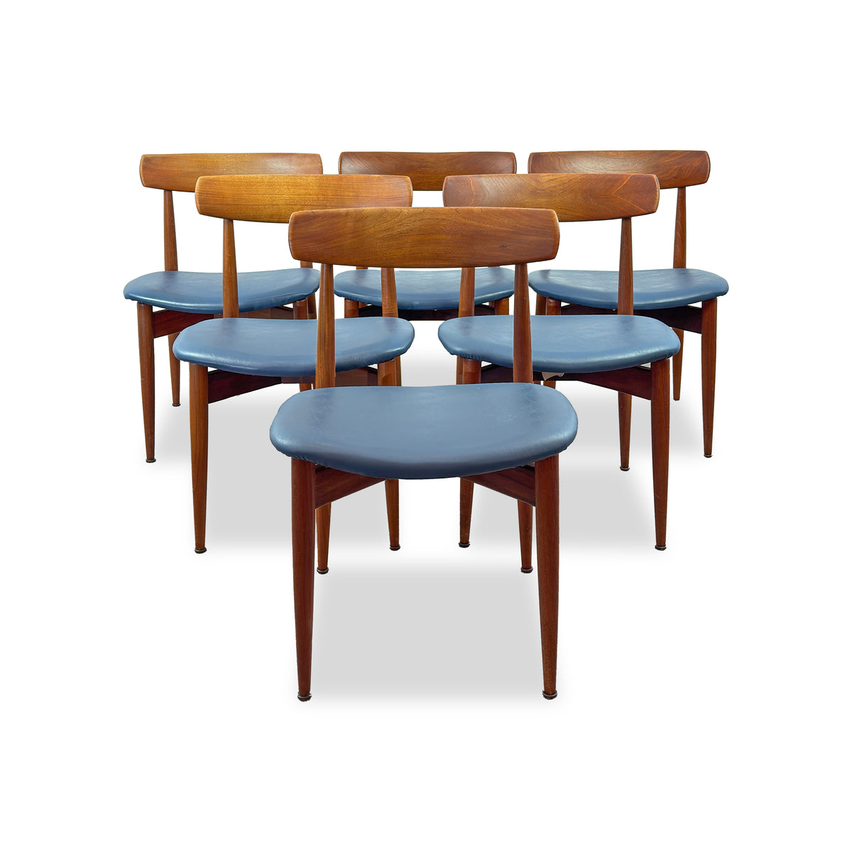 Teak Dining Chairs by H.W. Klein for Bramin