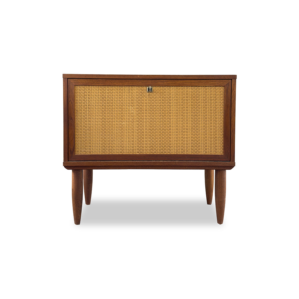 Teak Drop Down Cabinet