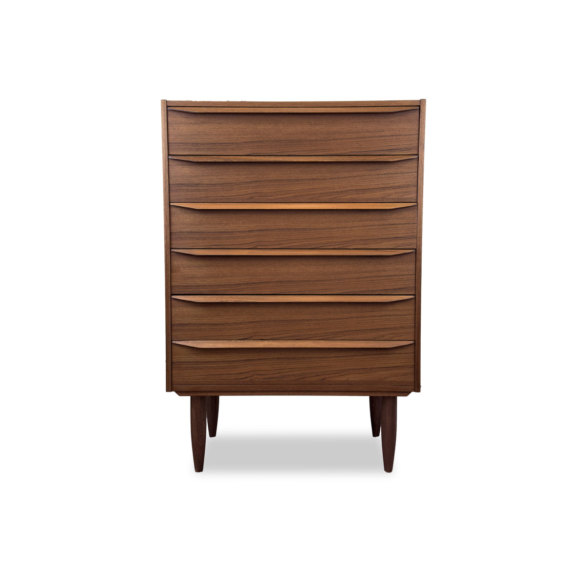 Teak Highboy Dresser