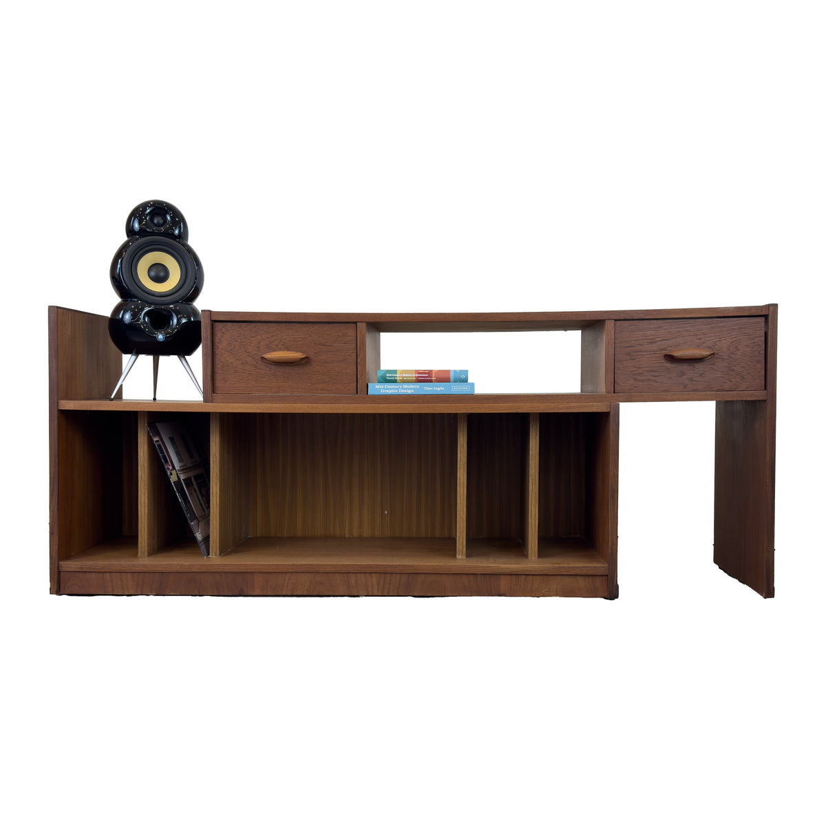 Teak Record Cabinet