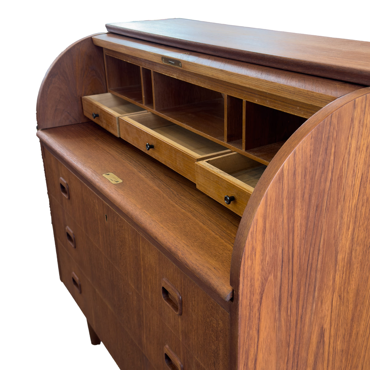 Teak Secretary Desk