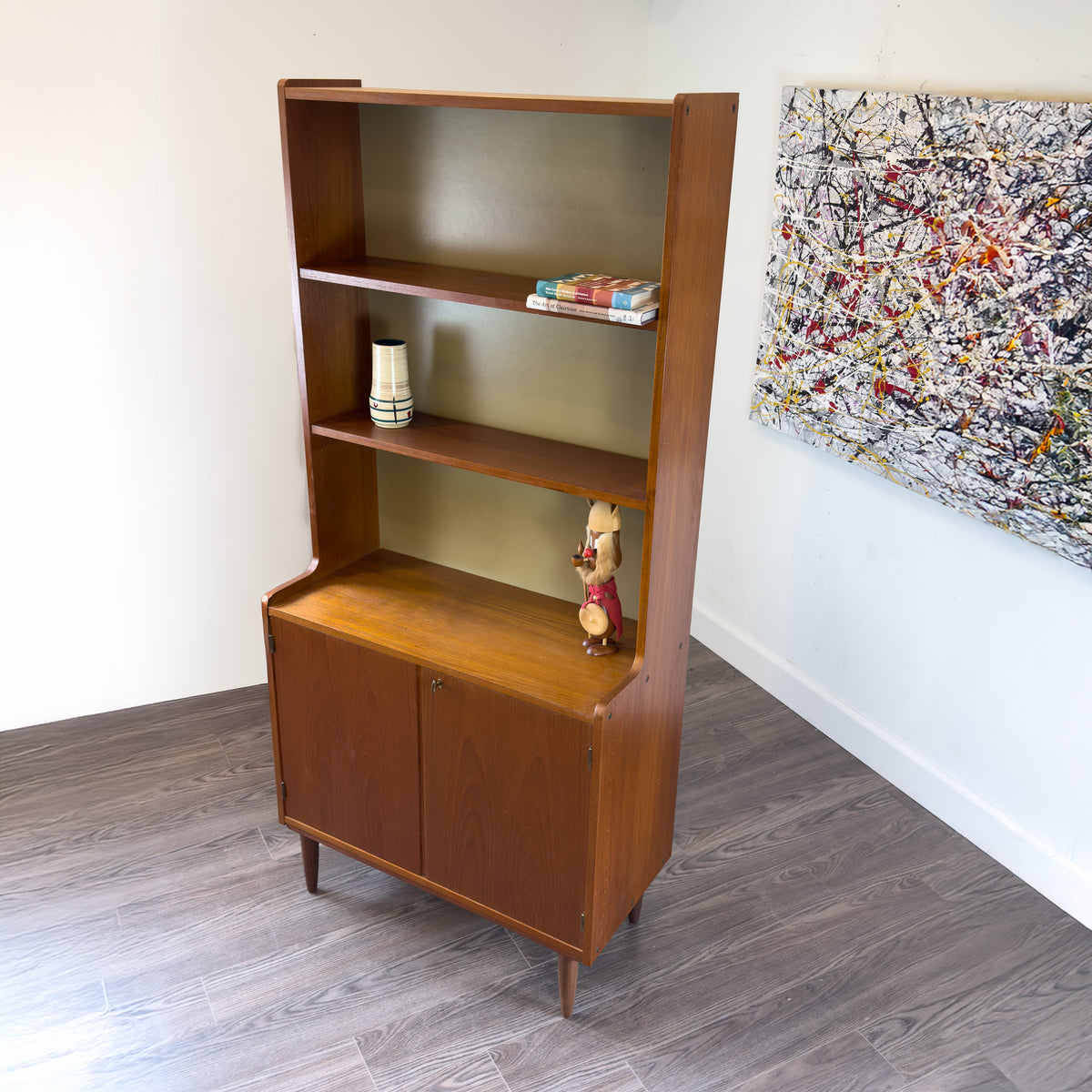 Teak Bookcase