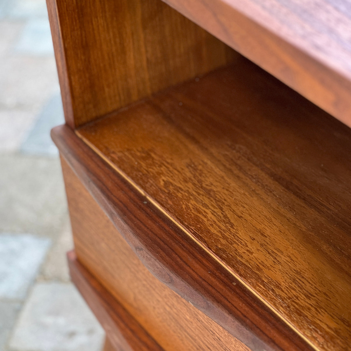 Walnut Nightstand by Gibbard