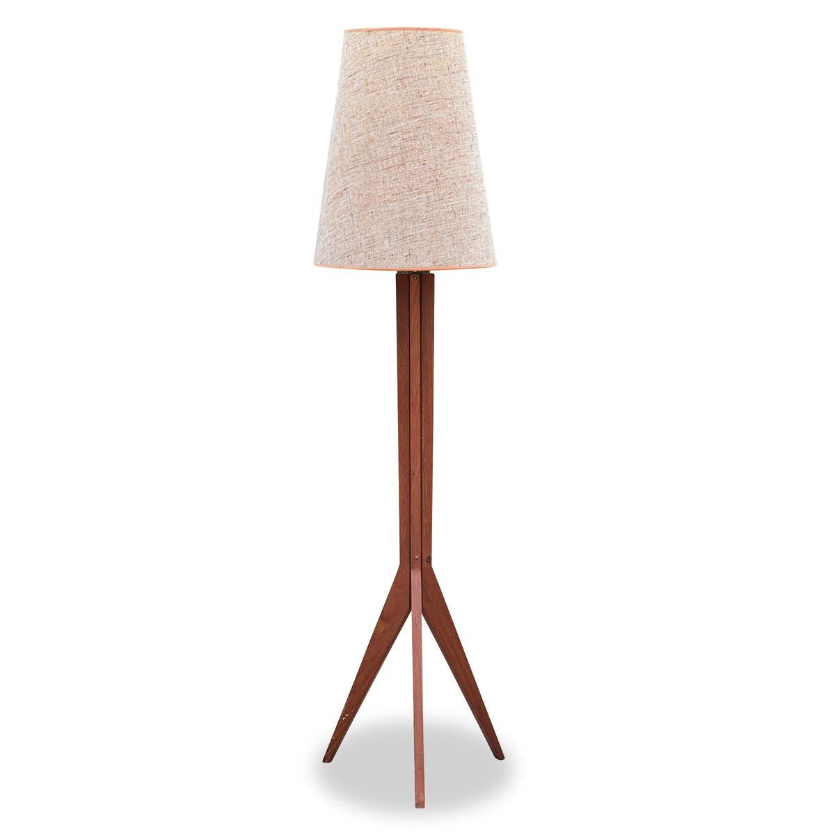 Teak Tripod Lamp