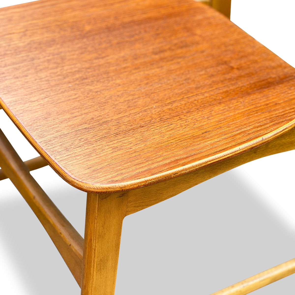 Teak and Beech Dining Chairs