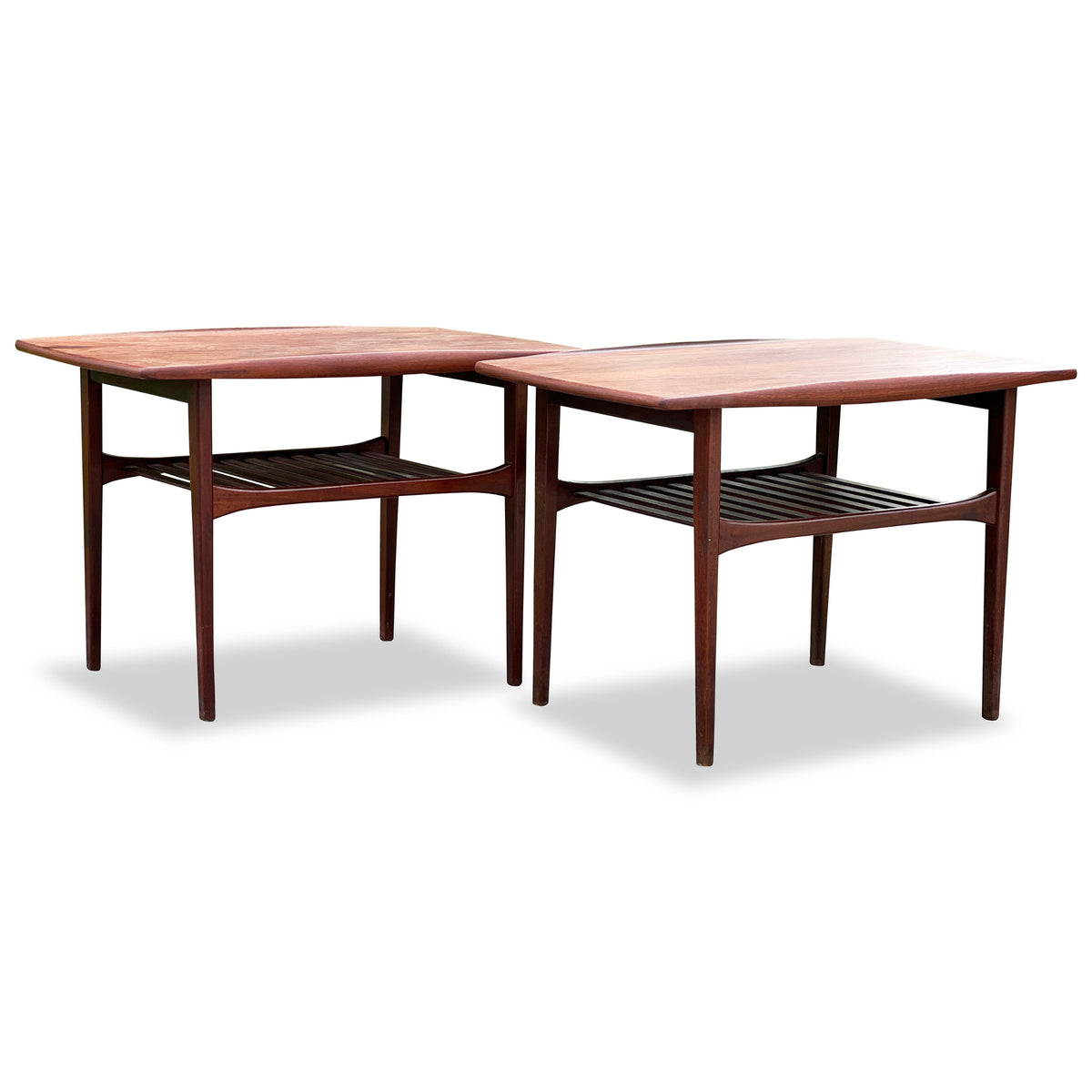 Pair of Teak Side Tables