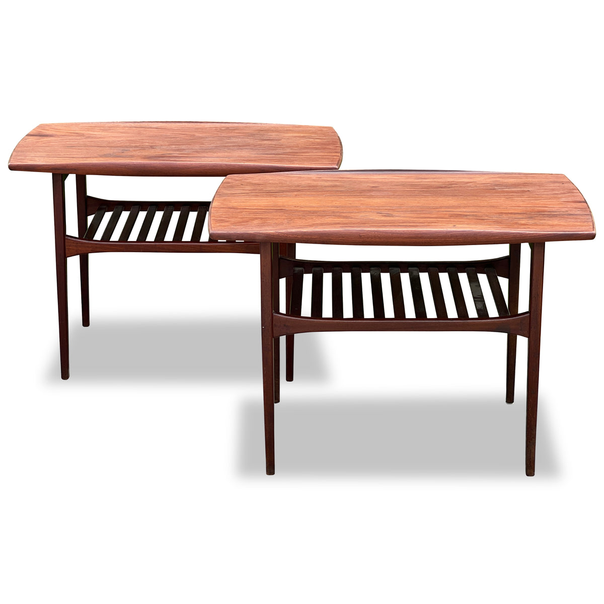 Pair of Teak Side Tables