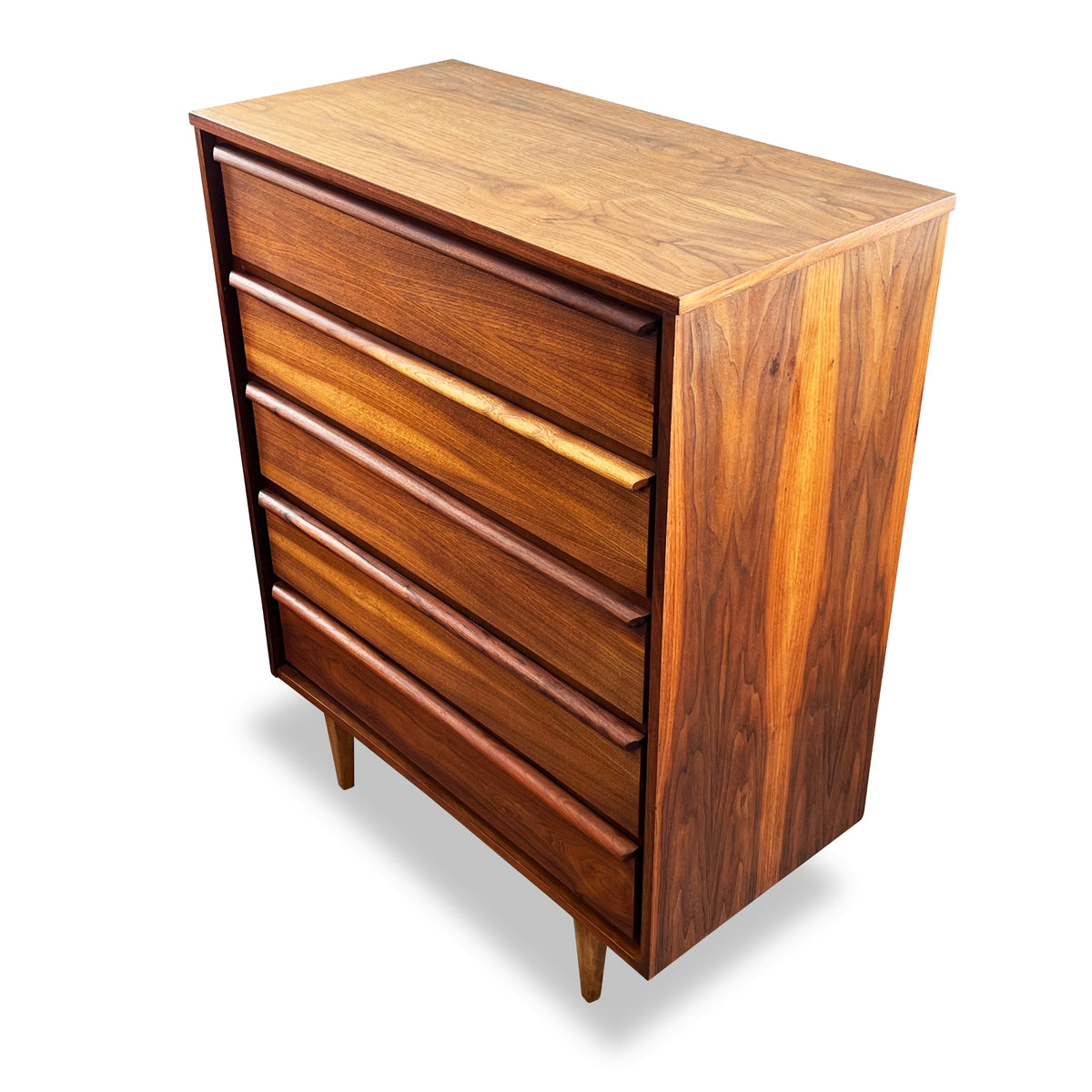 HPL Walnut Chest of Drawers