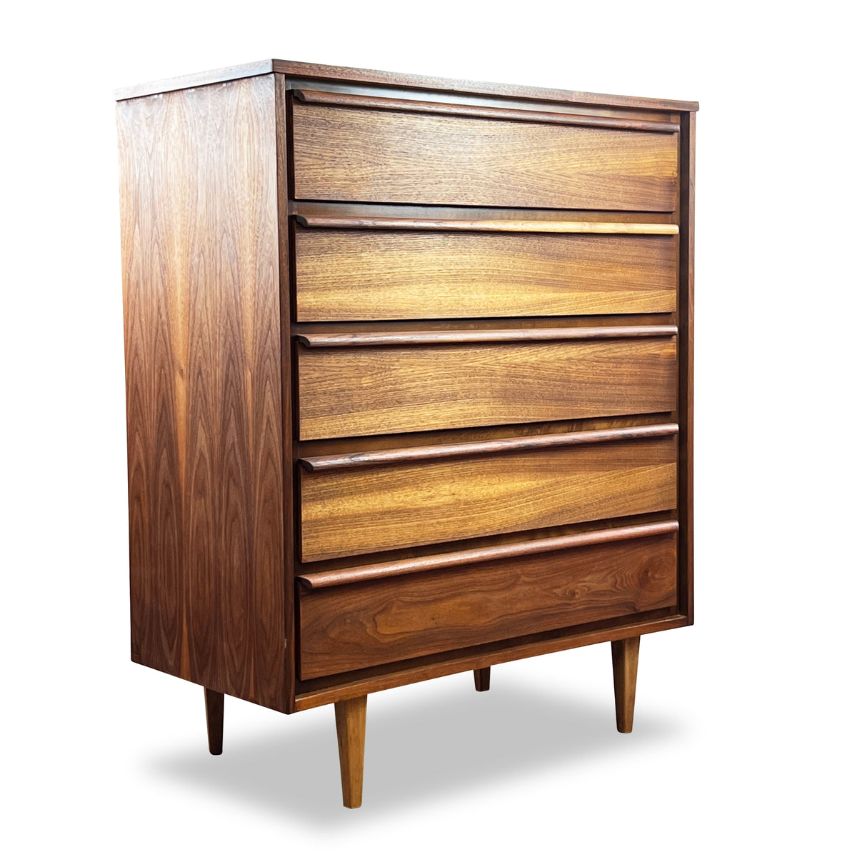 HPL Walnut Chest of Drawers